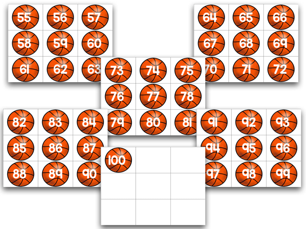 100 Basketballs Freebie The Kindergarten Online Store