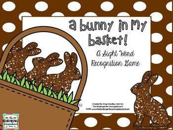 Easter Bunny Sight Words Game