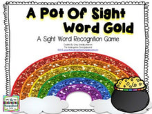 St. Patrick's Day Sight Words Game