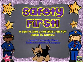 Safety First with Officer Buckle and Gloria: Math and Literacy Centers