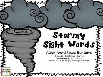 Stormy Sight Words Game