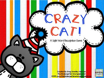 Crazy Cat Sight Words Game!