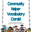 Community Helper Vocabulary Cards FREEBIE!