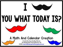 Calendar! I Mustache You the Date (Mustache Theme)