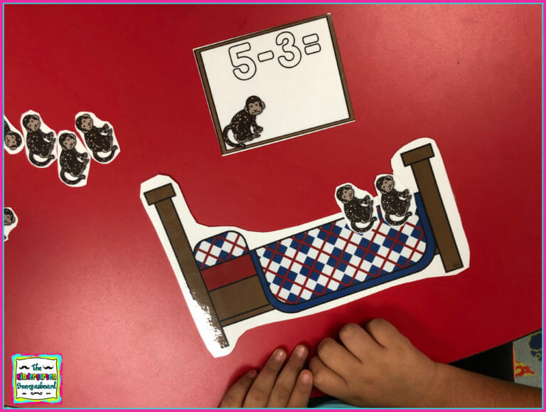 Monkey Step Integer Math It Up! Subtracting Monkeys – The Kindergarten Smorgasboard Online ...