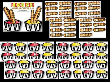 French Fries Numbers and Counting to 30!