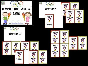 I Have Who Has Games – The Kindergarten Smorgasboard Online Store