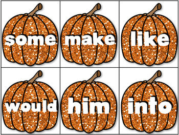 Smashing Pumpkins! Editable Sight Words Game