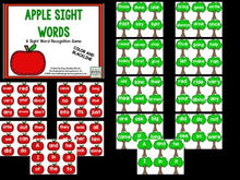 Apple Sight Words Game