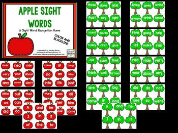 Avoid the Rotten Apple: Game for Sight Word Reading (Level 3)