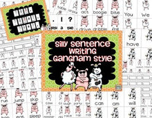 Gangnam Silly Sentence Writing!