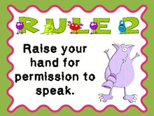 Five Rules Classroom Poster Set FREEBIE!