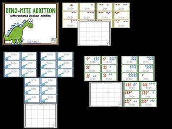 Dinosaurs and Unicorns: Addition and Subtraction BUNDLE!