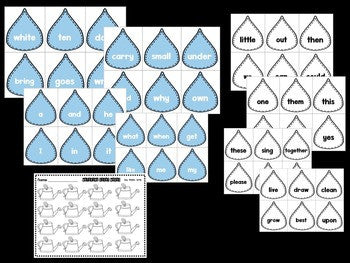 Watering Sight Words Game