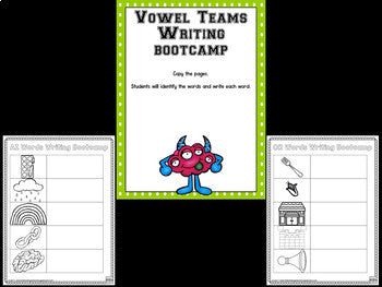 Vowel Teams Bootcamp (Monster Theme)