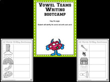 Vowel Teams Bootcamp (Monster Theme)
