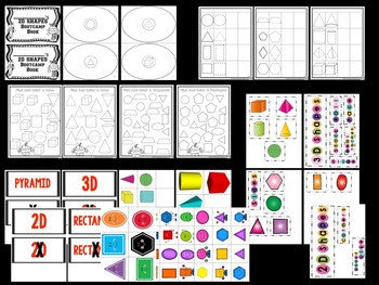 Shapes Bootcamp: A 2D and 3D Shapes Unit (Monster Theme)