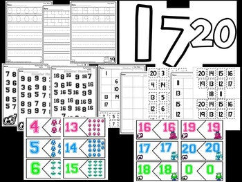 Number Bootcamp: Numbers and Counting 1-20 (Monster Theme)