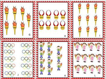 Olympic Write the Room: Numbers to 20!