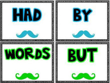I Mustache You to Read Sight Words! Editable Poster Set