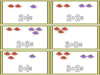 Dinosaurs and Unicorns: Addition and Subtraction BUNDLE!