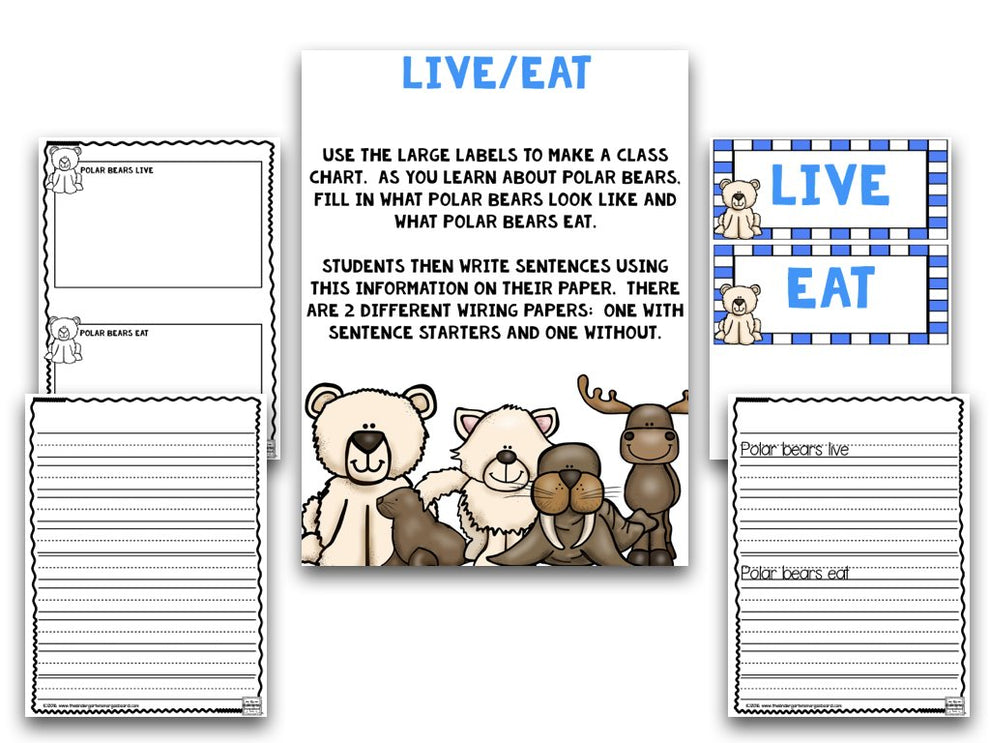 Arctic Animals: A Research and Writing Project PLUS Centers! – The ...