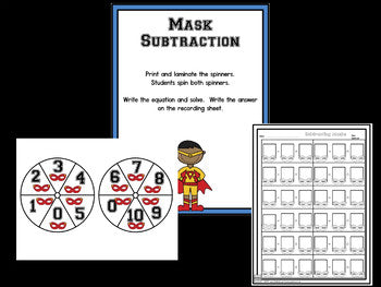 Subtraction Bootcamp: Subtracting to 10 (Superhero Theme)