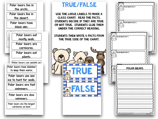 Arctic Animals: A Research and Writing Project PLUS Centers! – The ...