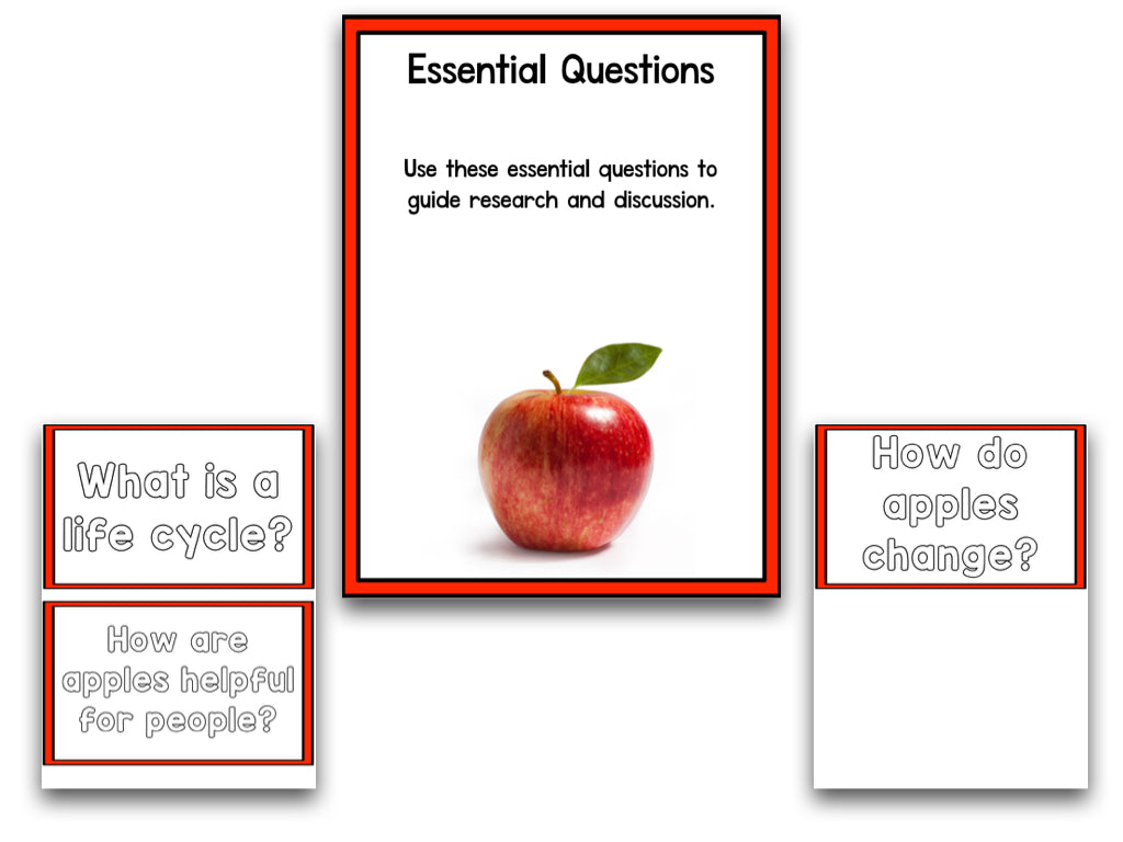 Apples: A Research and Writing Project PLUS Centers!