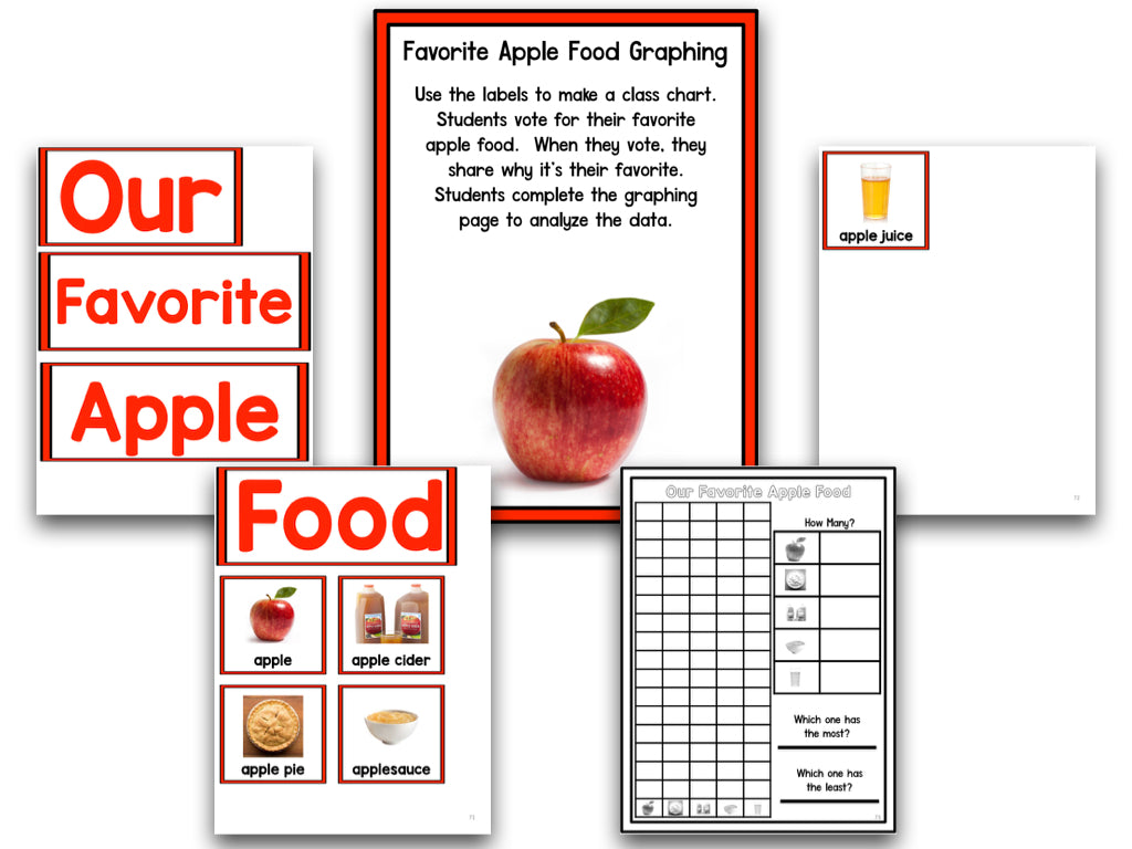 Apples: A Research and Writing Project PLUS Centers!