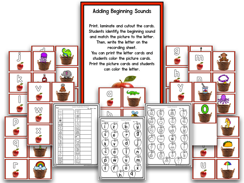 Apples: A Research and Writing Project PLUS Centers!