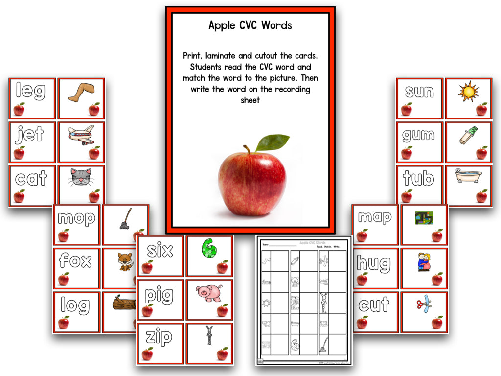 Apples: A Research and Writing Project PLUS Centers!