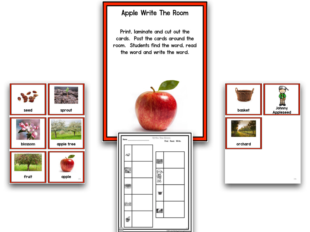 Apples: A Research and Writing Project PLUS Centers!