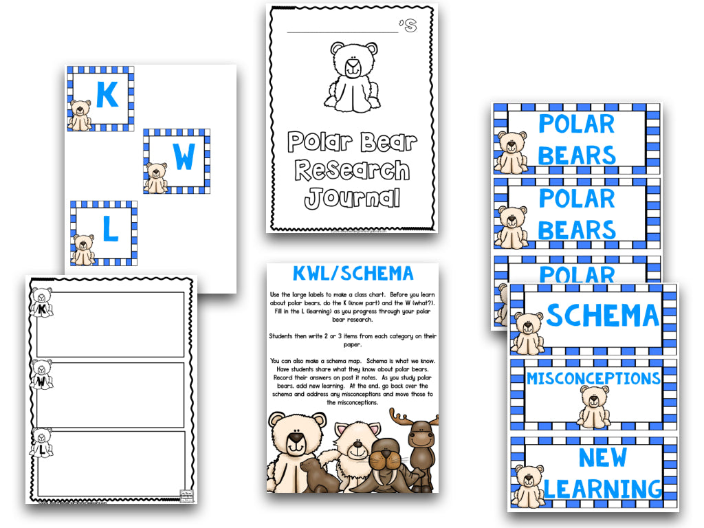 Arctic Animals: A Research and Writing Project WITHOUT Centers!
