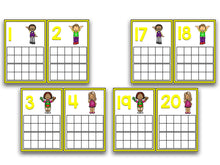 Back to School Ten Frame Cards