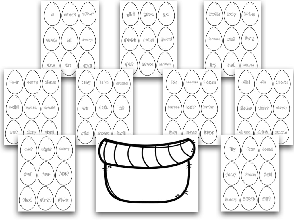 Basket of Eggs Phonics Project