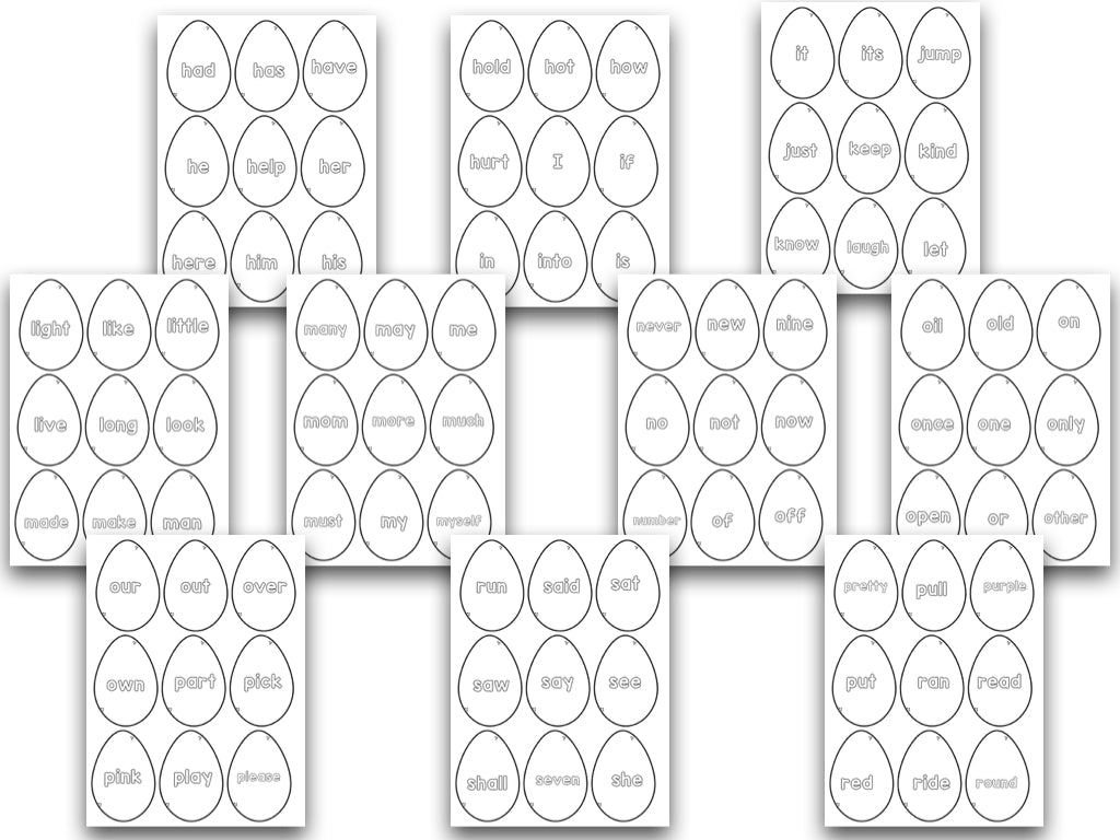 Basket of Eggs Phonics Project