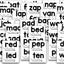 CVC Word Blending Cards