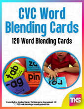 CVC Word Blending Cards