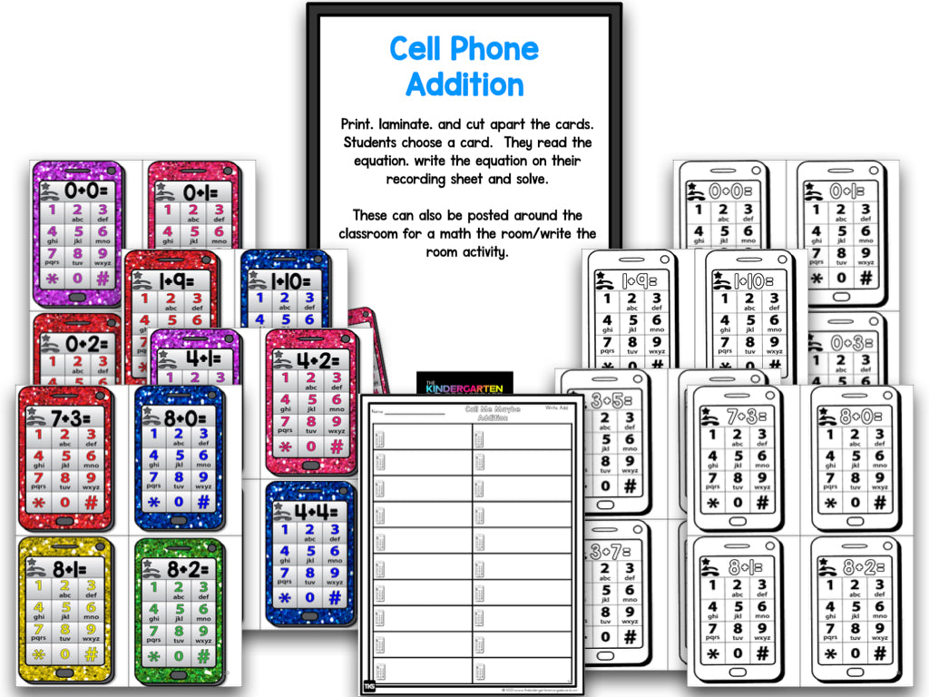 Call Me Maybe: Cell Phone Addition and Subtraction