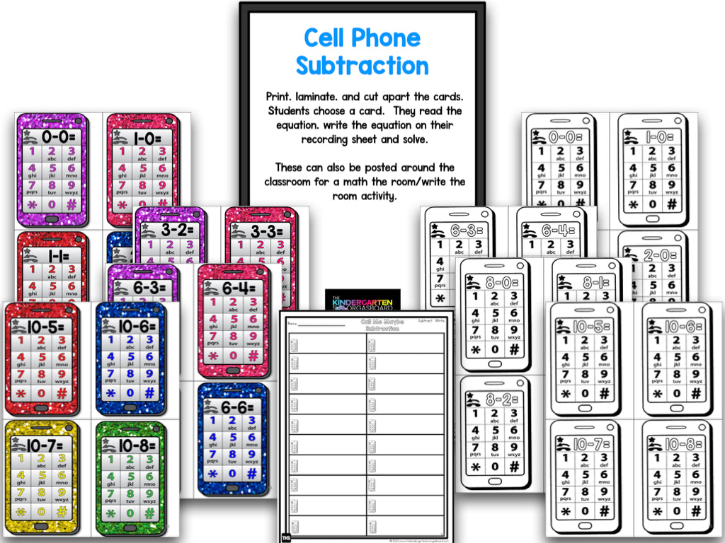 Call Me Maybe: Cell Phone Addition and Subtraction