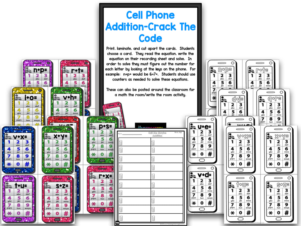 Call Me Maybe: Cell Phone Addition and Subtraction