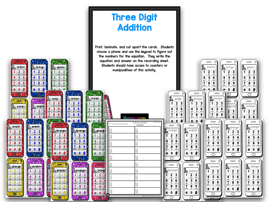 Call Me Maybe: Cell Phone Addition and Subtraction