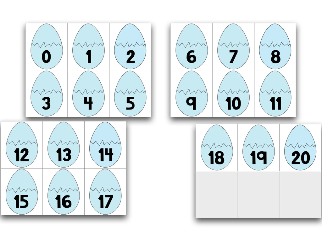 Crackin' Eggs! Numbers and Counting – The Kindergarten Smorgasboard ...