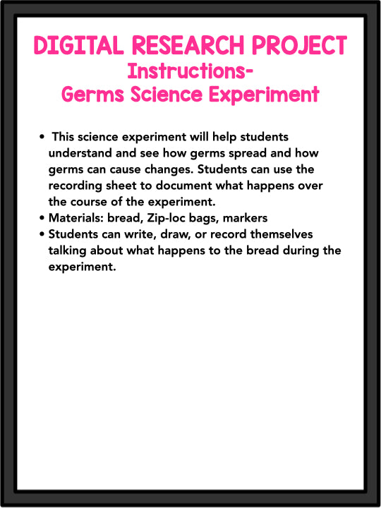 DIGITAL Germs Research Project
