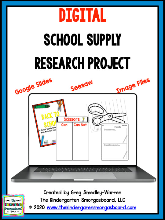 Digital School Supply Research Project – The Kindergarten Smorgasboard ...