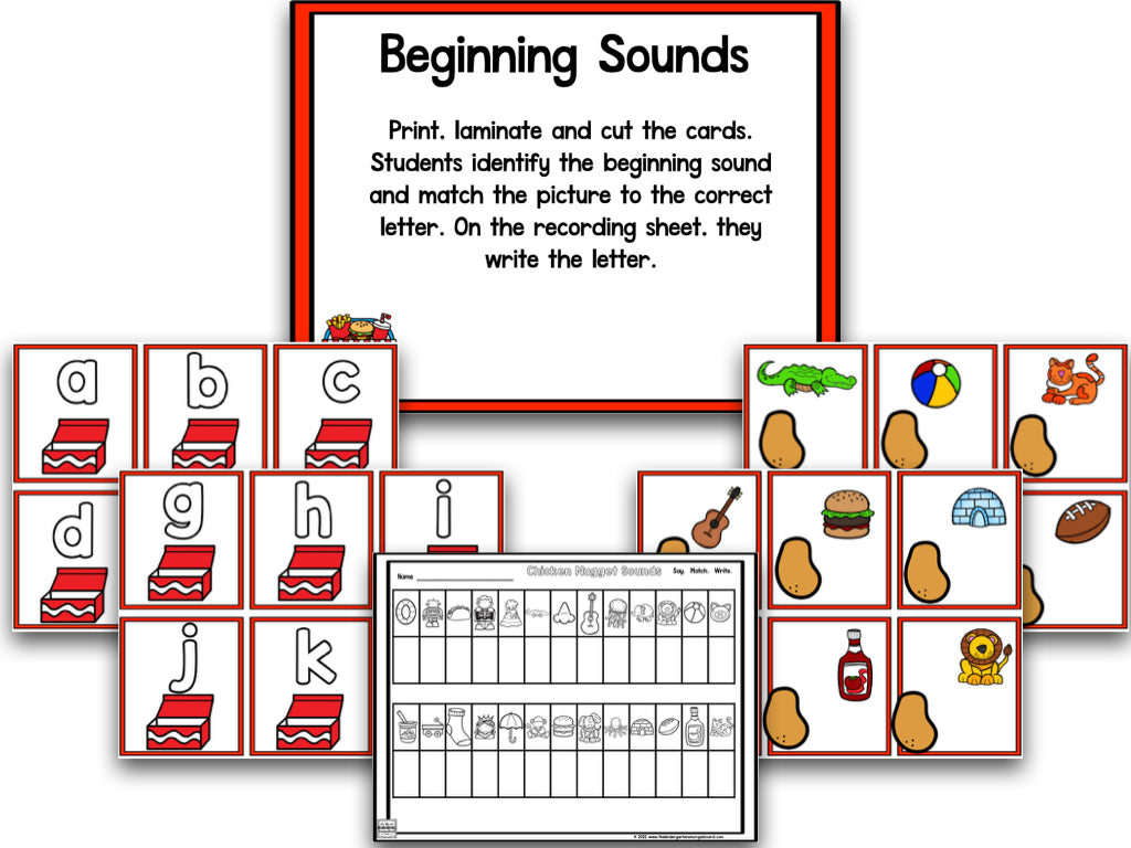 Dining Out! Math & Literacy Centers