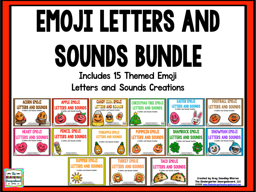 Emoji Letters and Sounds Bundle