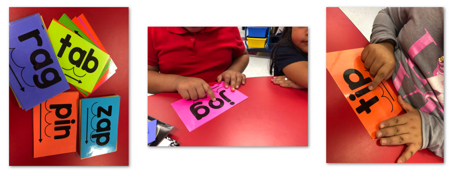 CVC Word Blending Cards