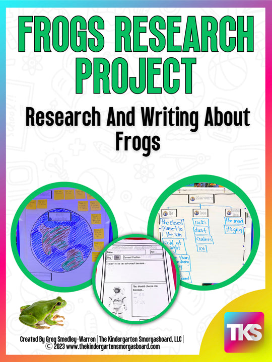 Frogs Research Project – The Kindergarten Smorgasboard Online Store